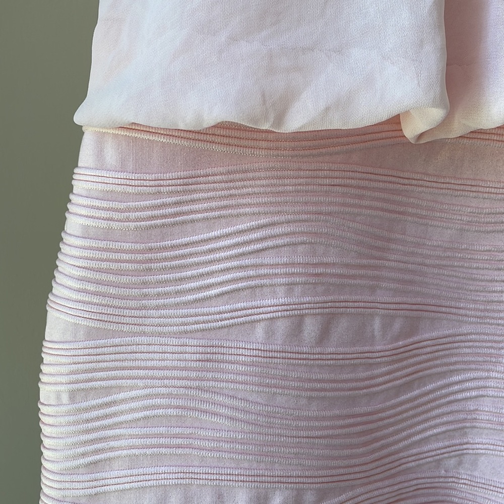 BNWT BLOCKOUT pale pink halter neck mini dress - Picture 11 of 14